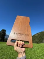Livewood Servierbrett Large – Handgefertigtes Unikat aus IPE Lapacho – Bild 2