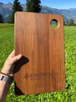 Livewood Servierbrett Medium – Handgefertigtes Unikat aus IPE Lapacho – Bild 8