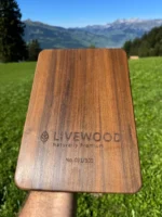 Livewood Servierbrett Small – Handgefertigtes Unikat aus IPE Lapacho